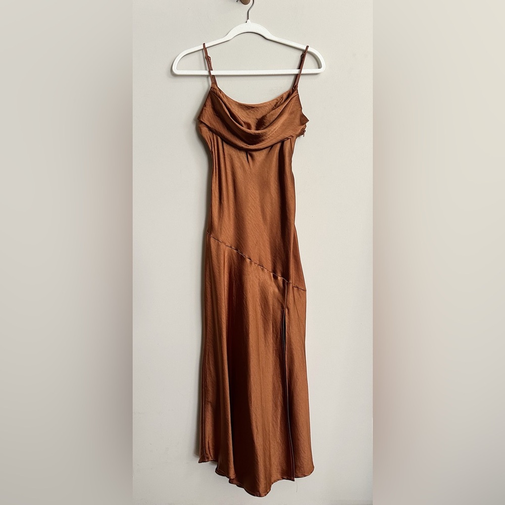 Copper Midi Dress